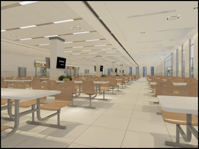 滿坤科技員工食堂裝修工程